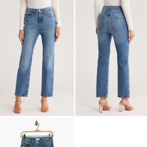 Good American Good Curve Straight-Leg Jeans — Women